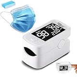 ProMedix Pulsoximeter Fingerpulsoximeter mit 1.5” HD LED Display | Präzise Messung der...