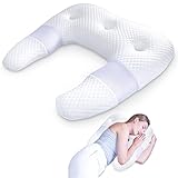 SAHEYER Seitenschläferkissen, U-förmiges Memory Foam Nackenkissen Ergonomisches...