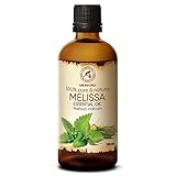 Zitronenmelissenöl 100ml - Mellissa Indicum - Indien 100% Naturreines Ätherisches...