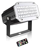 Party Disco Lichter, softeen Mini Stroboskop Disco Licht mit 48 LED und Fernbedienung,...