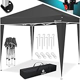 KESSER® Pavillon Faltpavillon 3x3m | Pop-Up Gartenpavillon Höhenverstellbar Stabil...