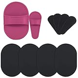 WEIESCIE 10 Stück Haarentfernung Pad Sets, 2 Größen Rosa Glatte Beine Haut Pad und 8...