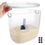 WOPPLXY Große Kapazität Küche Müsli Aufbewahrungsbox Reis