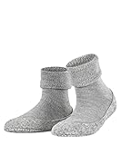 FALKE Damen Hausschuh-Socken Cosyshoe W HP Wolle rutschhemmende Noppen 1 Paar, Grau (Light...