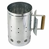 DRULINE Grillanzünder - Kohleanzünder - Grillstarter - Anzündkamin - Kohlestarter -...