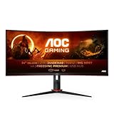 AOC Gaming CU34G2X - 34 Zoll WQHD Curved Monitor, 144 Hz, 1ms, FreeSync Premium...