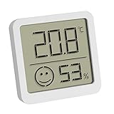 TFA Dostmann Digitales Mini Thermo-Hygrometer, 30.5053.02, Innentemperatur und...