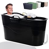 Mobile Badewanne, Ideal für das kleines Badezimmer, 125x52x65cm, Stylisch und...