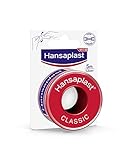 Hansaplast Fixierpflaster Classic (5 m x 2,5 cm), Tapeband zur einfachen und sicheren...