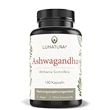 Lunatura - Ashwagandha - 750mg Extrakt je Tagesdosis - Original Indische Schlafbeere -...