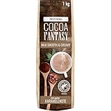 Cocoa Fantasy Milk Smooth & Creamy, 1kg Kakao Pulver für cremige heiße Schokolade,...