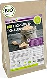 Flohsamenschalen Bio 99% Reinheit 1000g - Laborgeprüft - 100% Bio Anbau - 1kg indische...