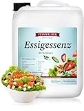 Feinwälder® Essigessenz 25% Säure im 5 kg Kanister | weißer Haushaltsessig |...