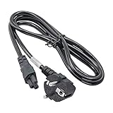 AKYGA AK-NB-01A Netzkabel für Laptop Notebook 3 Pin Polig IEC C5 / CEE 7/7 1.5m