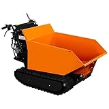 Mini Raupendumper Dumper 500kg Benzin Motorschubkarre Raupenantrieb Kettendumper Motor...