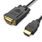 BENFEI Konverter-Kabel 1,8 M, HDMI zu VGA D-SUB 15 Pin M/M Unterstützung Volles 1080P...