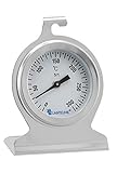 Lantelme Backofenthermometer 300 Grad Edelstahl Rostfrei zum Aufhängen und hinstellen...