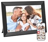 Hesmor 10,1 Zoll Digitaler Bilderrahmen WLAN, 1280x800 HD IPS LCD-Touchscreen Digitale...