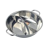 KONIC Stainless steel fondue pot mandarin duck pot chafing dish