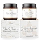 bedrop Anti-Aging-Set | Bee Cream (Bienengiftsalbe) 100g + Gelée Royale Kapseln 60...