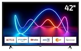DYON Movie Smart 42 XT 105 cm (42 Zoll) Fernseher (Full-HD Smart TV, HD Triple Tuner...