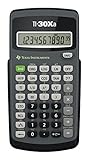 Texas Instruments TI-30XA Schulrechner (Einzeiliges, 10-stelliges Display,...