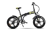 Jeep Fold Fat E-Bike FR 7020 - Faltbares E-Fatbike 20 Zoll mit 7-Gang Shimano...