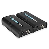 MiraBox HDMI Extender Receiver 400ft Über Patchkabel LAN Router TCP IP HD 1080P Über...