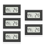 MAVORI® 5 x Mini Thermometer & Hygrometer innen digital - 2in1 Zimmerthermometer &...