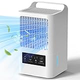 OMISOON Mobile Klimaanlage 800ml, 4 in1 Mobiles Klimagerät, 120° Oszillation, 3...