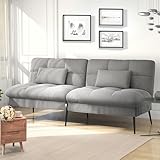 COMHOMA Sofa Schlafsofa mit Schlaffunktion, überzug Futon Klappsofa, Bettcouch, ecksofa,...