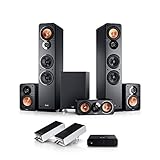 Teufel Ultima 40 Surround Wireless 5.1-Set Heimkino-Set mit Subwoofer Surround-Sound...