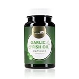 WellLife Knoblauch Fischöl 60 Kapseln - 1464,9mg Omega 3 Kapseln hochdosiert aus...