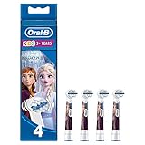 Oral-B Kids Frozen Aufsteckbürsten für elektrische Zahnbürste für Kinder, 4 Stück