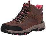 Skechers Damen Trego Base Camp Stiefelette, Tan Suede Textile Coral Trim, 39 EU