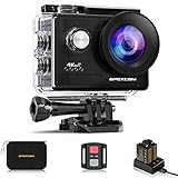 Apexcam 4K Action cam 20MP WiFi Sports Kamera Ultra HD Unterwasserkamera 40m 170 °...