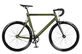 bonvelo Singlespeed & Fixie Bike RAKEDE Kedde Olive Größe 59cm - Olivgrün (Modell 2023)