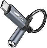 Nimaso USB C zu 3.5mm Klinke, Aux Adapter zu Kopfhörer Jack Audio auf Klinke für Huawei...