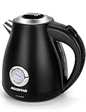 Aigostar Adrian Retro Edelstahl Wasserkocher mit Analoger Temperaturanzeige, 1,7L, 2200W...