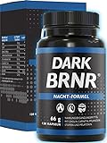 DARK BRNR Nacht-Formel mit Melatonin und L-Carnitin, Stoffwechsel-Rezeptur mit Cholin und...