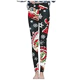 Gefütterte Leggings Mädchen Winterleggings Hosen Yogahosen Lang Jogginghose Haushose...