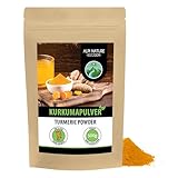 Kurkuma Pulver (500g), 100% naturreines Kurkumapulver, Kurkumawurzel schonend getrocknet...