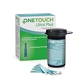 OneTouch Ultra Plus Blutzuckerteststreifen I 50 Stück I zur Blutzucker-Messung bei...