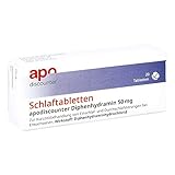 Schlaftabletten Diphenhydramin 50 mg von apo-discounter 20 stk