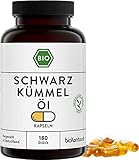 Schwarzkümmelöl Kapseln BIO 180 Stück vegane Kapseln I ägyptisch - naturbelassen -...