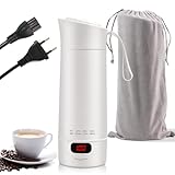 XSYKJGS Reise Wasserkocher Klein, 400ML Mini Tragbarer Elektrische Wassertasse, 300W...