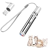 vsshe LED Pointer Katzen Hund Spielzeug, Wiederaufladbar über USB 3 in 1 LED Pointer...