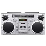 Retro-Radio, Bluetooth 5.0 Retro-Radio, Kassetten-Boombox, Home-Tape-CD-Player, mit...