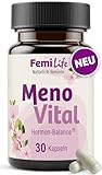 MENO Vital Wechseljahre Kapseln [1 Kapsel am Tag] mit Hopfen, Roter Ginseng,...