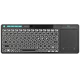 Rii Bluetooth Tastatur mit touchpad(Bluetooth 5.0 + 2.4G Wireless), Mini Tastatur...